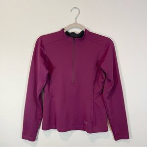 Arc’Teryx Purple Half Zip Pullover Shirt Long Sleeve, Size S